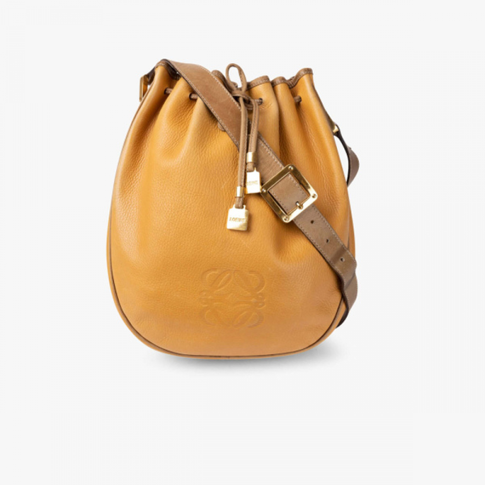 Loewe Leather Bucket Bag