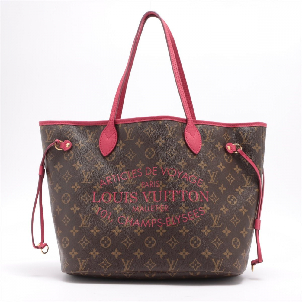 Louis Vuitton Neverfull MM Ika Flowers Canvas Shopper Bag Monogram