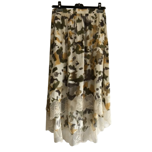 The Kooples japanese silk skirt