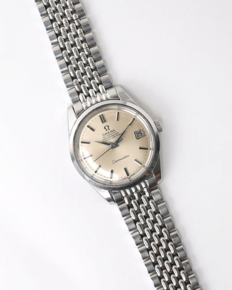 Omega Seamaster 36mm Ref 168.024 Beads-of-Rice Bracelet 1969 Watch