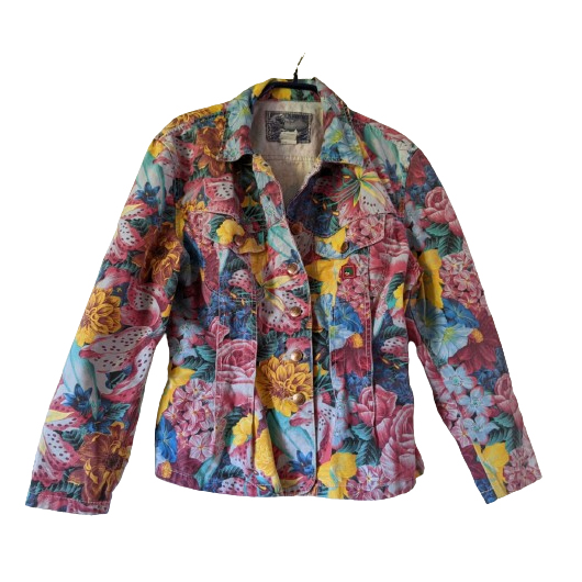 Kenzo Floral print denim jacket