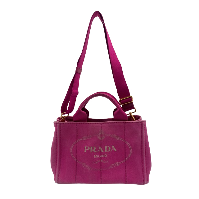 Prada Pink Prada Canapa Tote