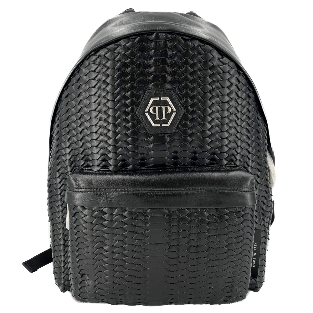 Philipp Plein Backpack Black Leather