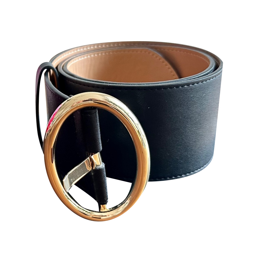 Twinset Logo Buckle Leather Belt