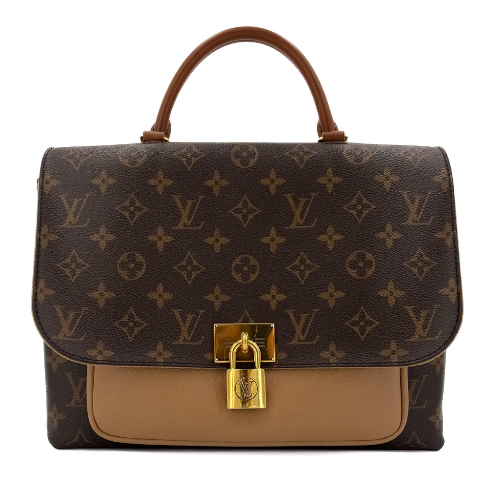 Louis Vuitton Marignan Sesame Canvas 2-Ways Flap Bag Monogram