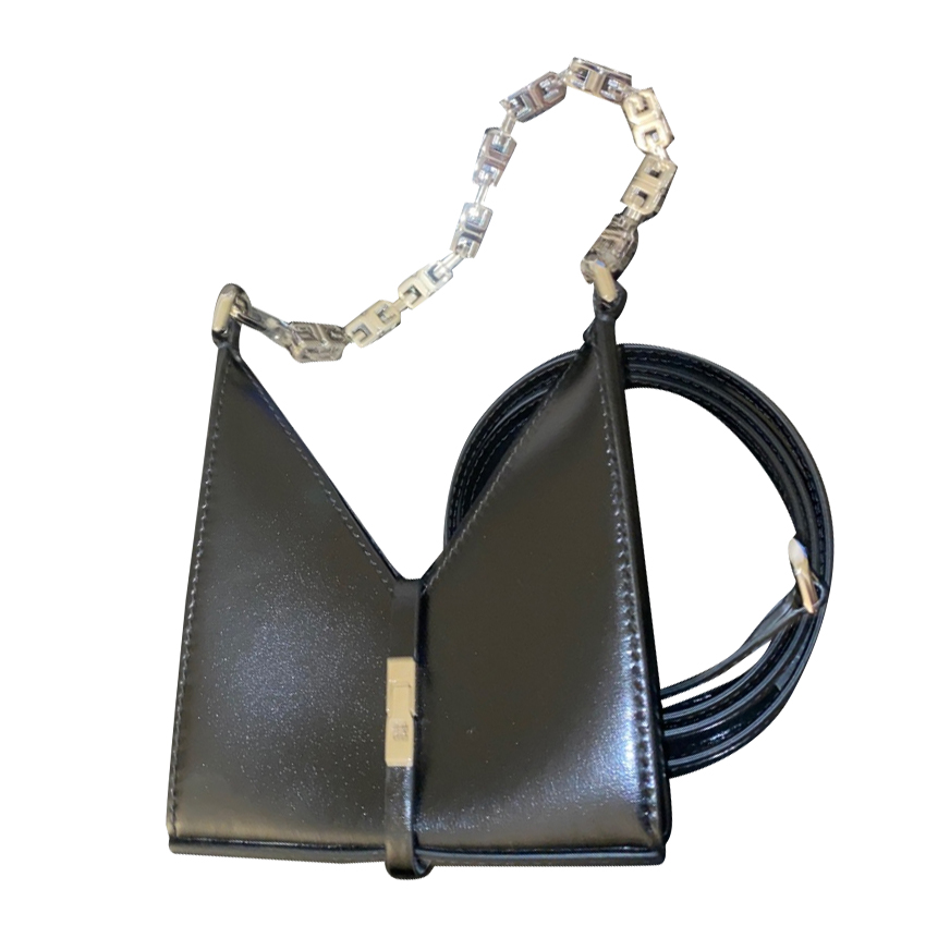 Givenchy Micro Cut Out Tasche in Lederbox mit Kette