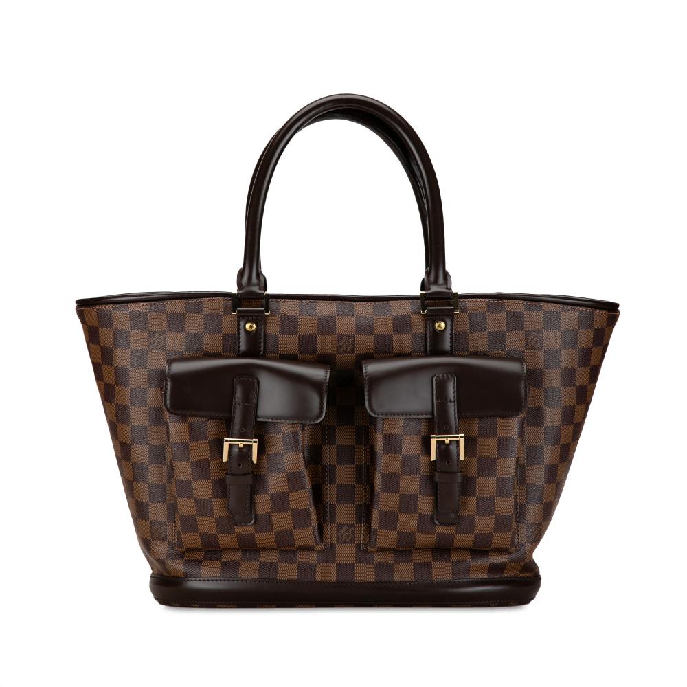 Louis Vuitton AB Louis Vuitton Brown Damier Canvas Canvas Damier Ebene Manosque GM France