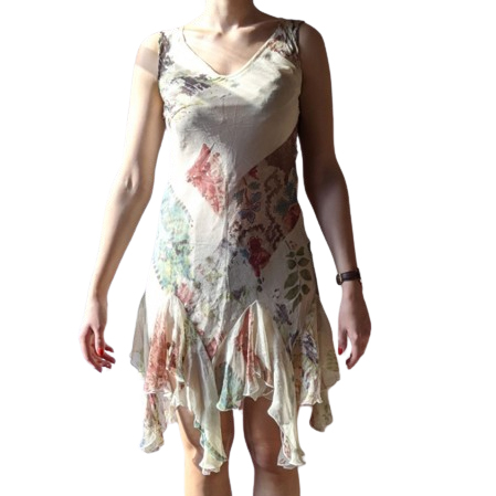 Didier Parakian Airy and enchanting silk dress 36-38