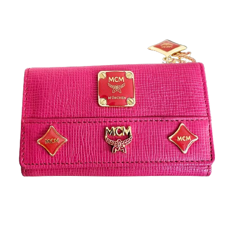 MCM Key case pink