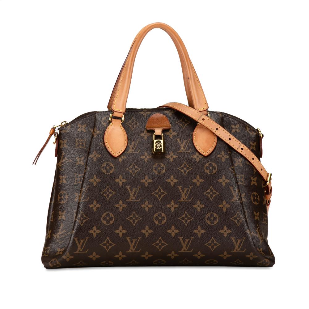 Louis Vuitton B Louis Vuitton Brown Monogram Canvas Canvas Monogram Rivoli MM France