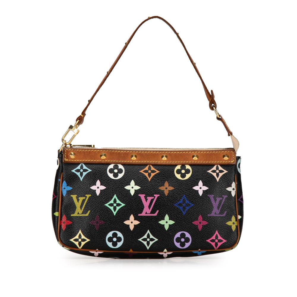 Louis Vuitton Black Monogram Multicolore Pochette Accessoires France