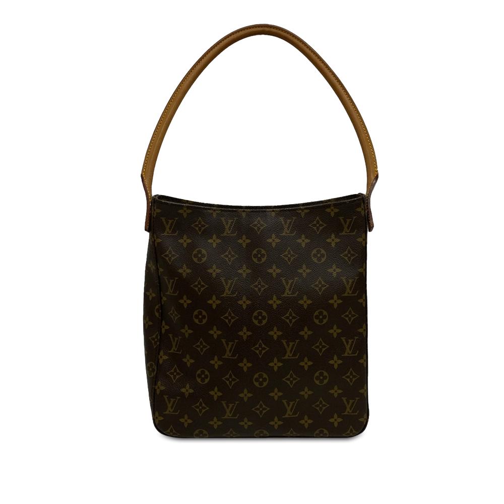 Louis Vuitton B Louis Vuitton Brown Monogram Canvas Canvas Monogram Looping GM France