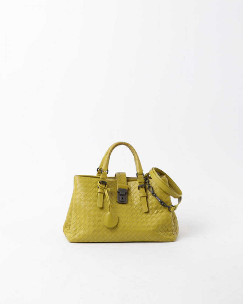 Bottega Veneta Small Intrecciato Roma Bag