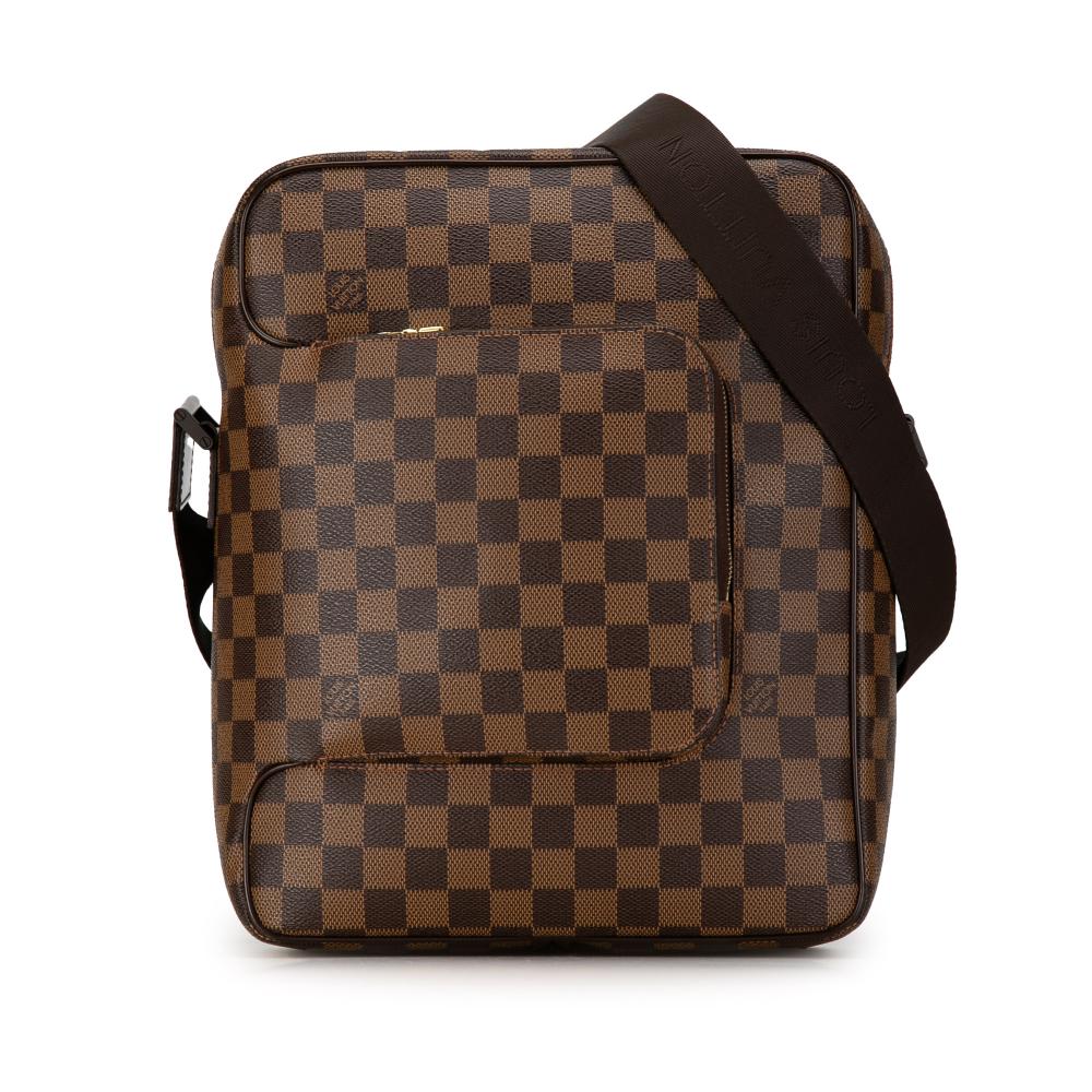 Louis Vuitton AB Louis Vuitton Brown Damier Canvas Canvas Damier Ebene Olav MM Spain