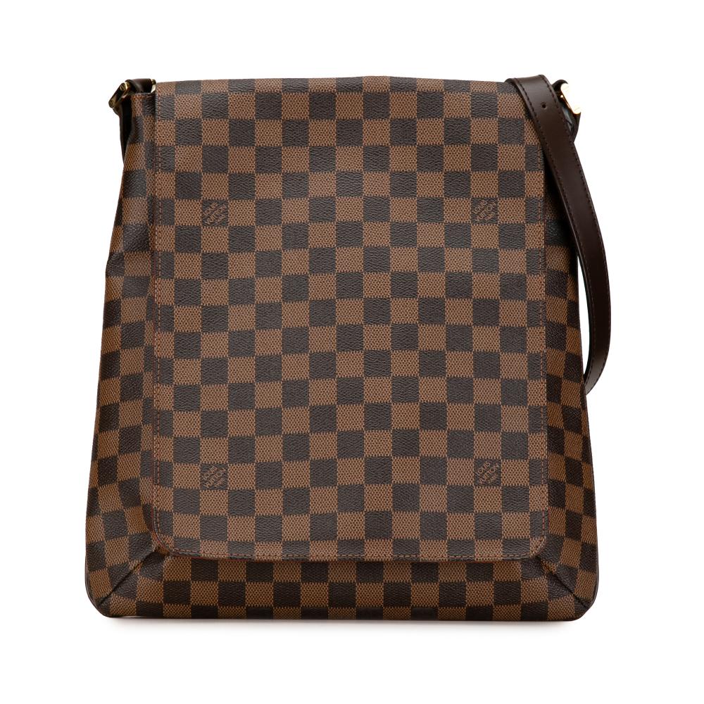 Louis Vuitton B Louis Vuitton Brown Damier Canvas Canvas Damier Ebene Musette Salsa GM France