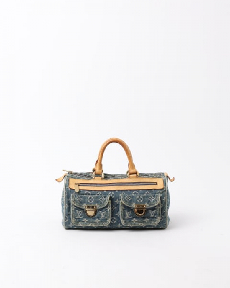 Louis Vuitton Monogram Neo Speedy Denim Bag