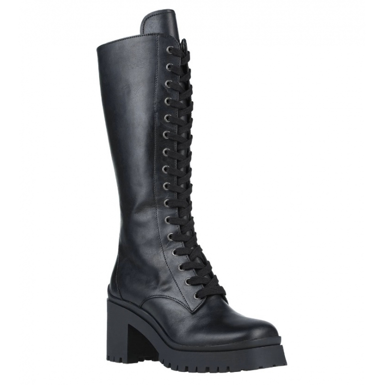 Miu Miu bottes de combat en cuir à lacets