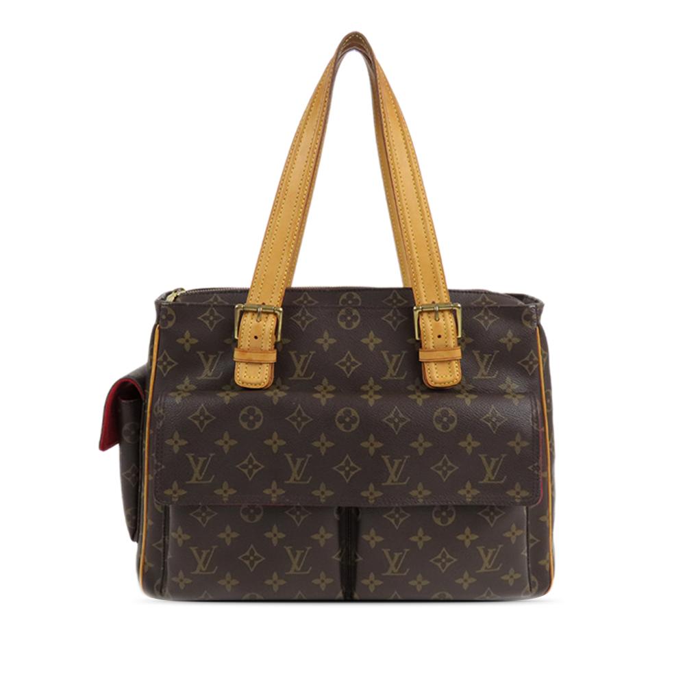 Louis Vuitton B Louis Vuitton Brown Monogram Canvas Canvas Monogram Multipli-Cite France