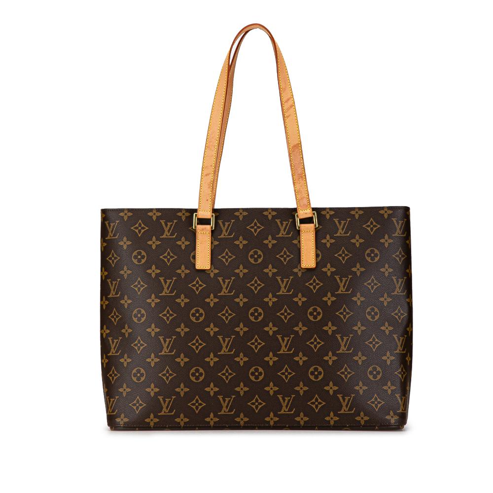 Louis Vuitton B Louis Vuitton Brown Monogram Canvas Canvas Monogram Luco Spain