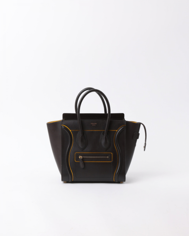 Celine Luggage Micro Shopper Tote Bag