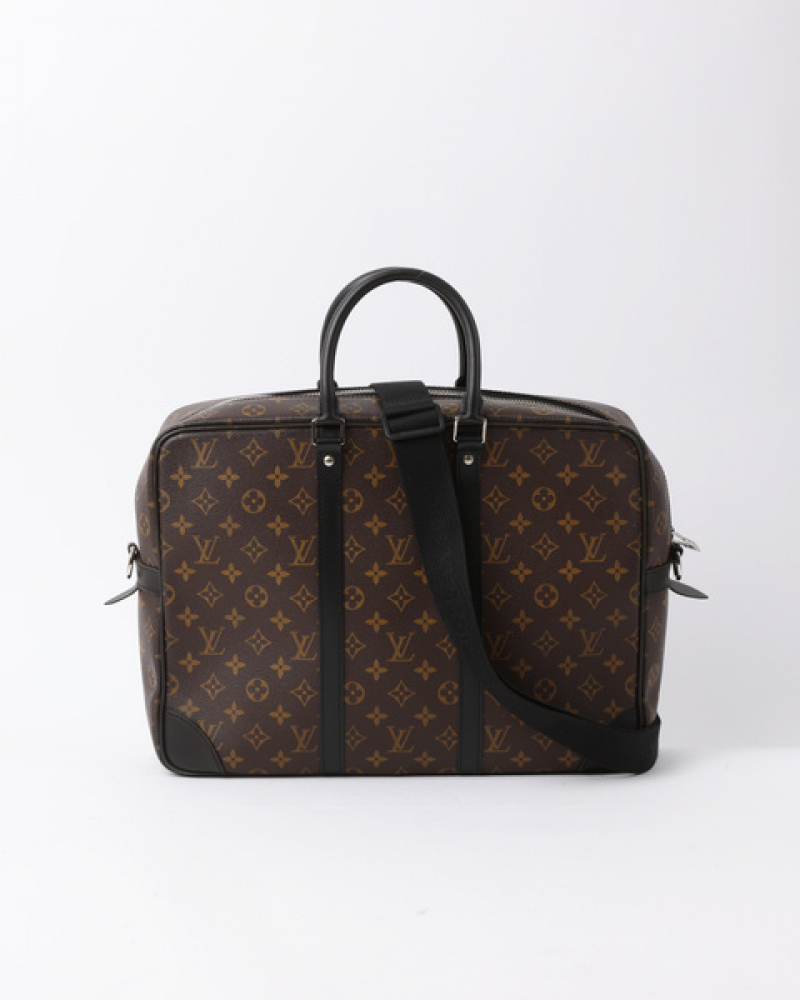 Louis Vuitton Macassar Documents GM Briefcase