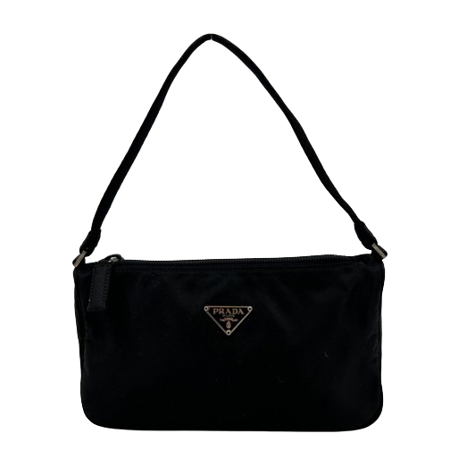 Prada Black Nylon Prada Shoulder Bag