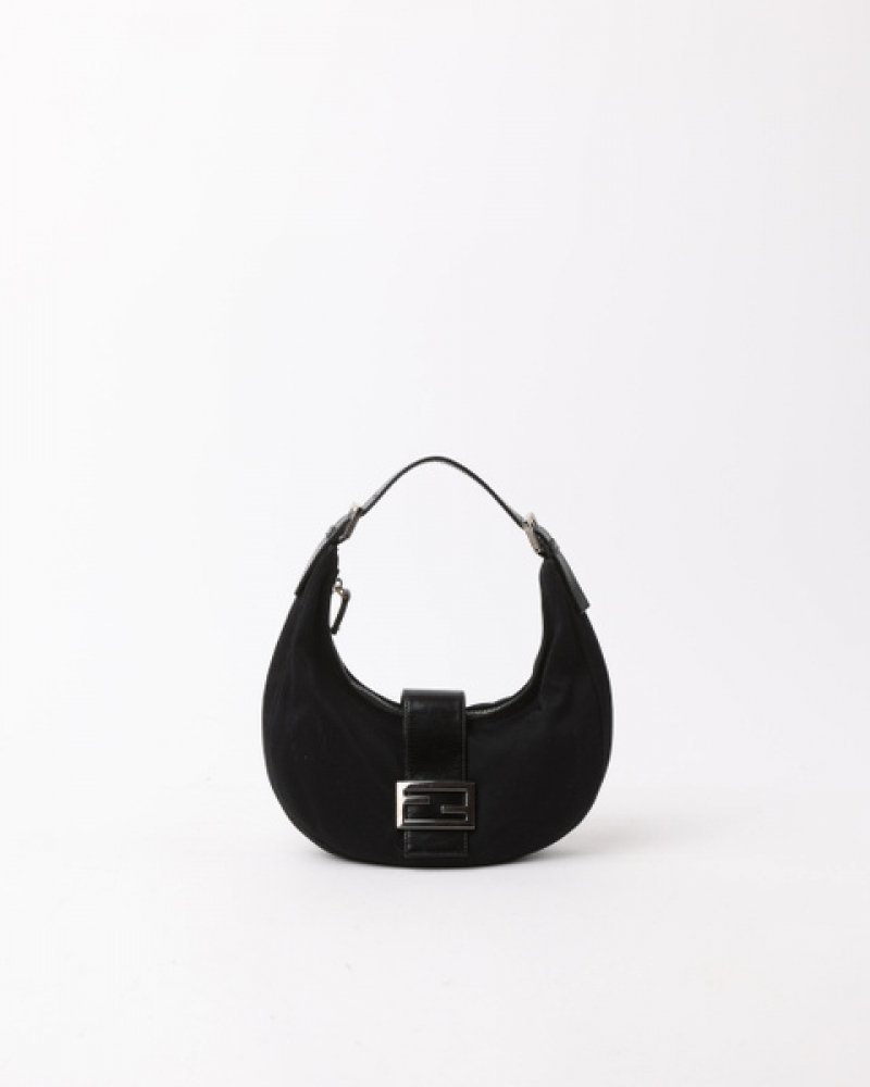 Fendi Croissant Neoprene Shoulder Bag