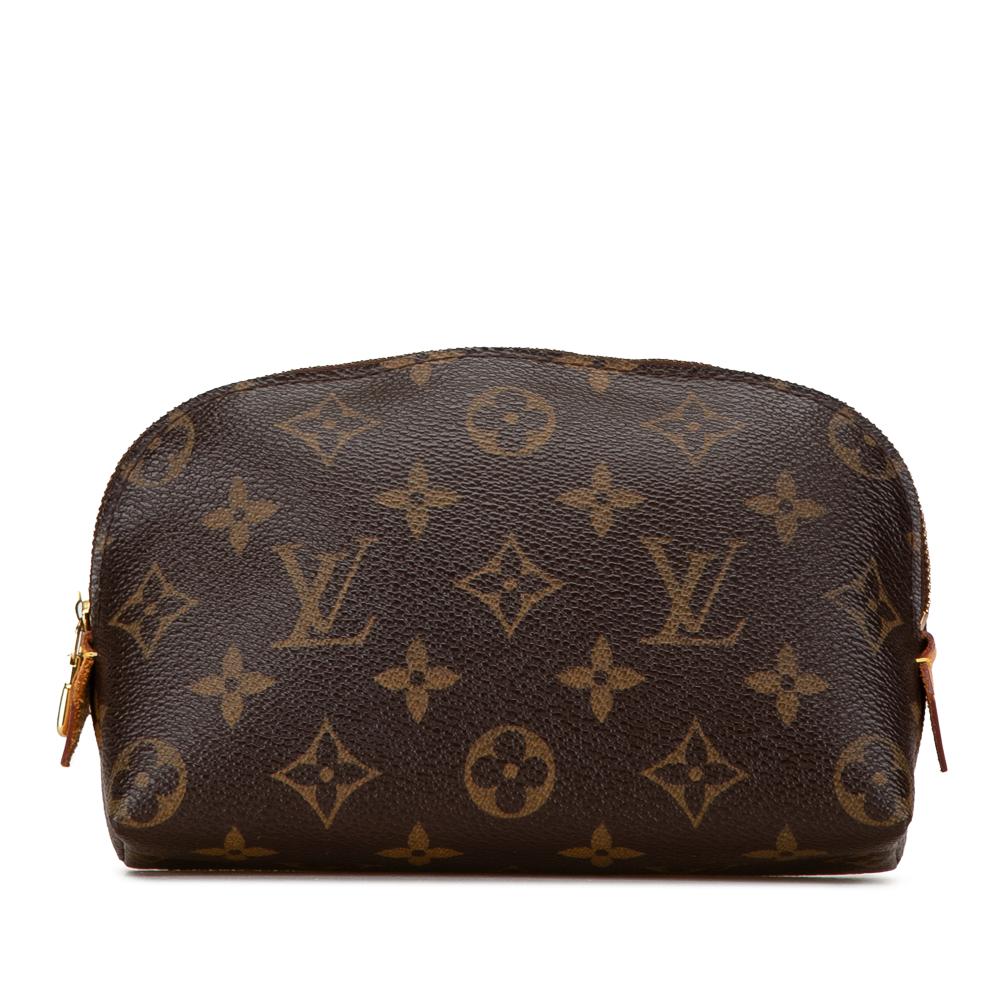 Louis Vuitton B Louis Vuitton Brown Monogram Canvas Canvas Monogram Cosmetic Pouch Spain