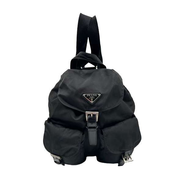 Prada Black Prada Nylon Backpack