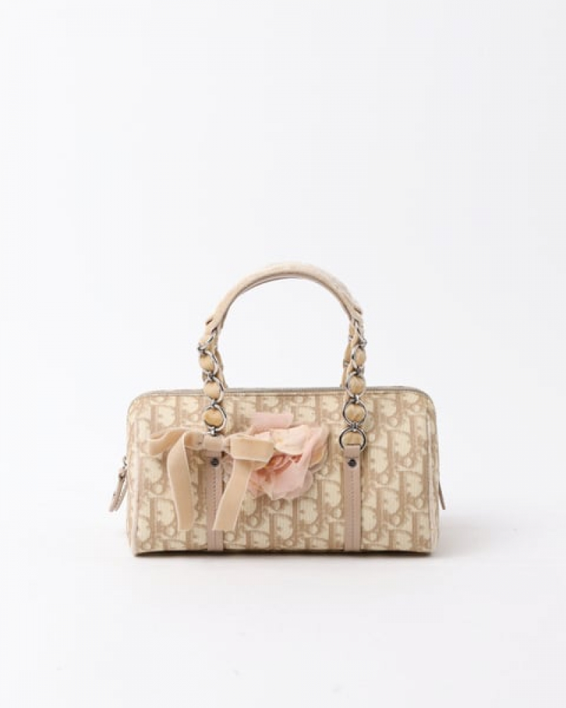 Christian Dior Oblique Romantique Small Boston Bag