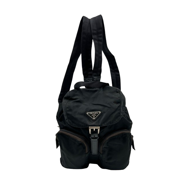 Prada Black Prada Nylon Backpack