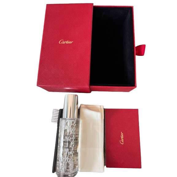 Cartier Jewellery storage box and cleaning kit