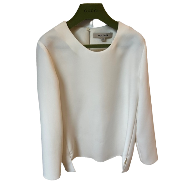 Natan Collection Long-sleeved round-neck top