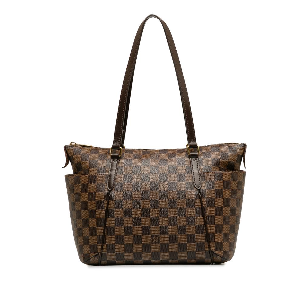 Louis Vuitton B Louis Vuitton Brown Damier Canvas Canvas Damier Ebene Totally PM France