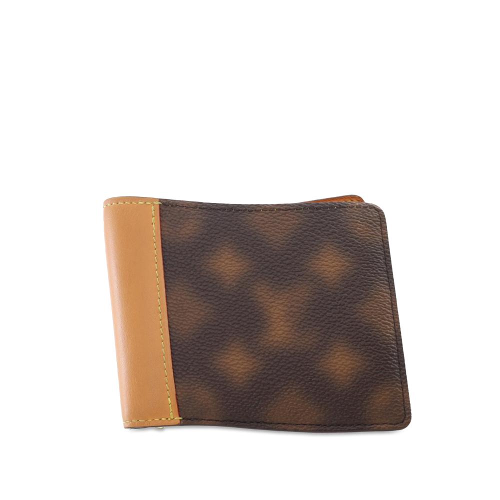 Louis Vuitton AB Louis Vuitton Brown Monogram Canvas Canvas Blurry Monogram Slender Wallet Italy