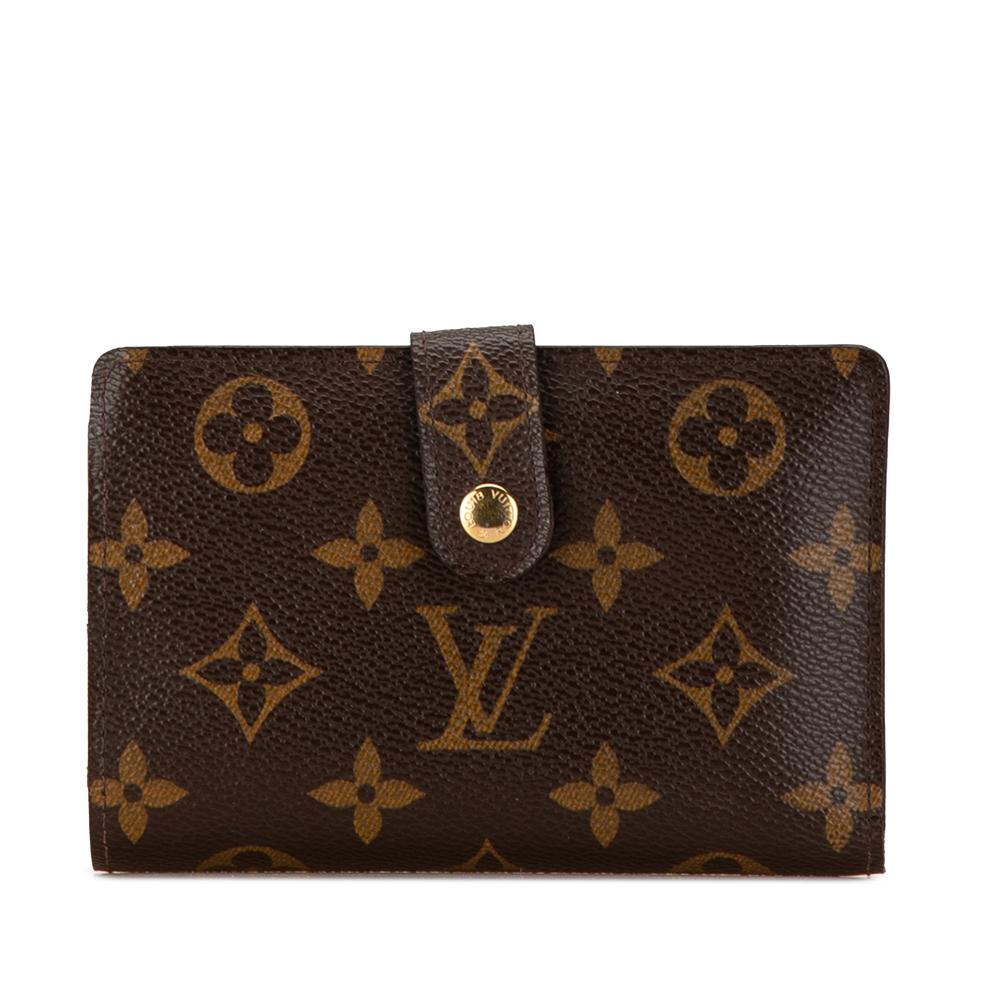 Louis Vuitton B Louis Vuitton Brown Monogram Canvas Canvas Monogram French Purse Spain