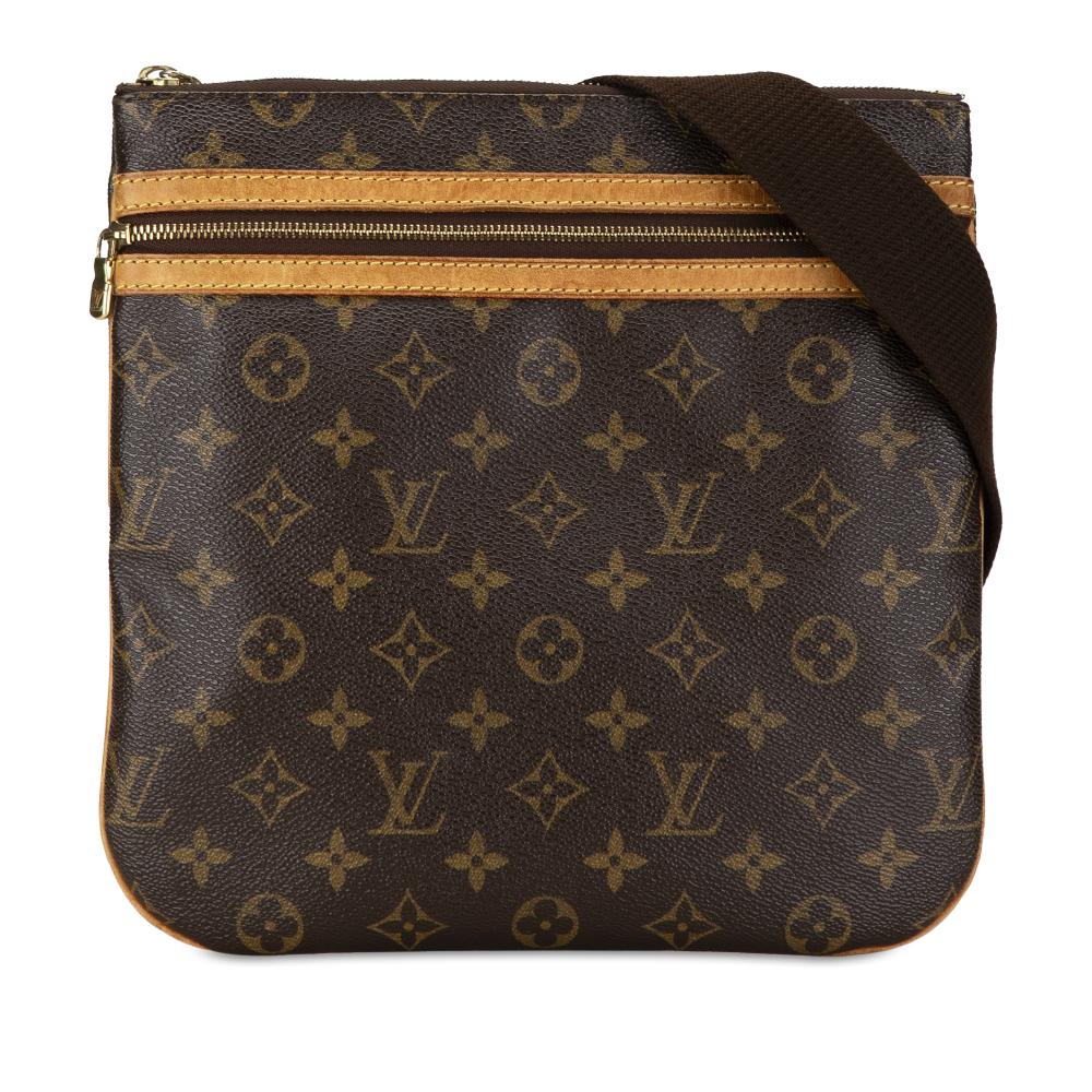 Louis Vuitton B Louis Vuitton Brown Monogram Canvas Canvas Monogram Bosphore Pochette France