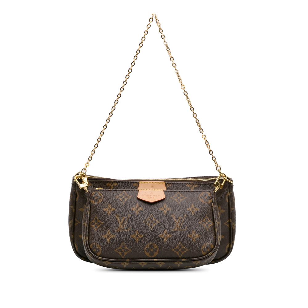 Louis Vuitton AB Louis Vuitton Brown Monogram Canvas Canvas Monogram Multi Pochette Accessoires France