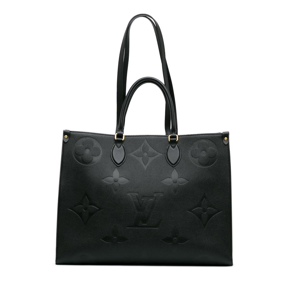 Louis Vuitton AB Louis Vuitton Black Monogram Empreinte Leather Onthego GM France