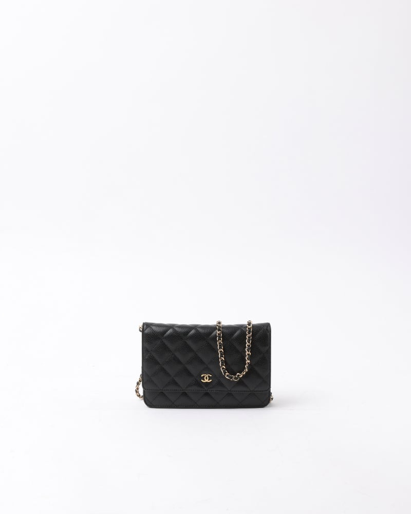 Chanel Caviar Wallet On Chain Bag