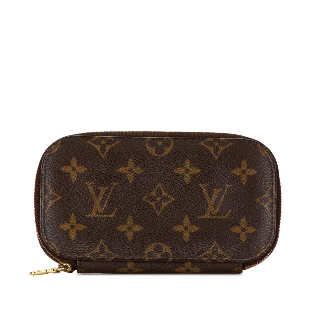 Louis Vuitton B Louis Vuitton Brown Monogram Canvas Canvas Monogram Trousse Blush PM France