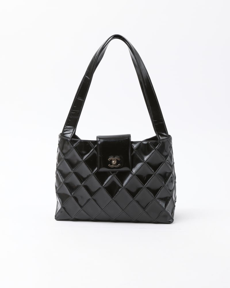 Chanel Patent Vintage Quilted Bag