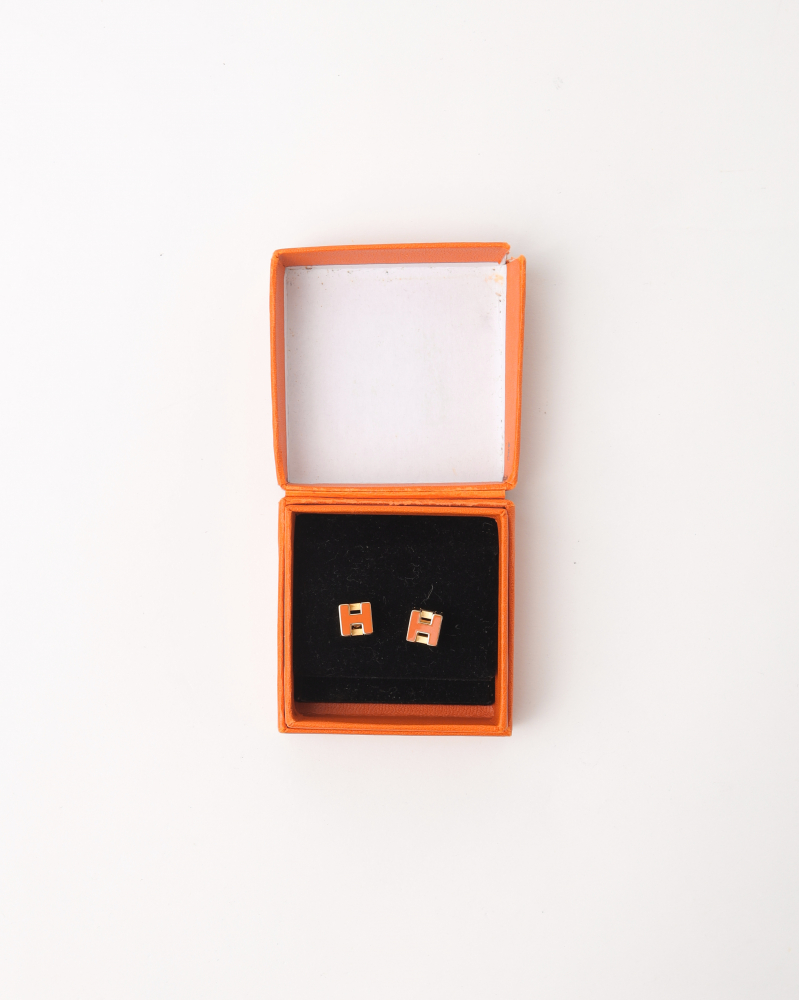 Hermès HERMÈS H Cube Earrings