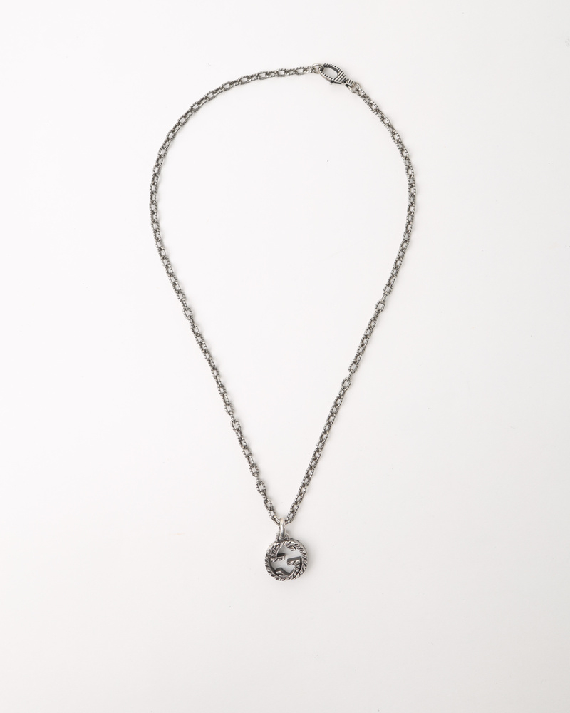 Gucci GG Arabesque Silver Necklace