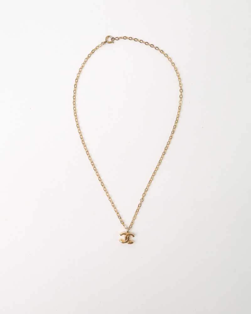 Chanel CC Gold-toned Necklace