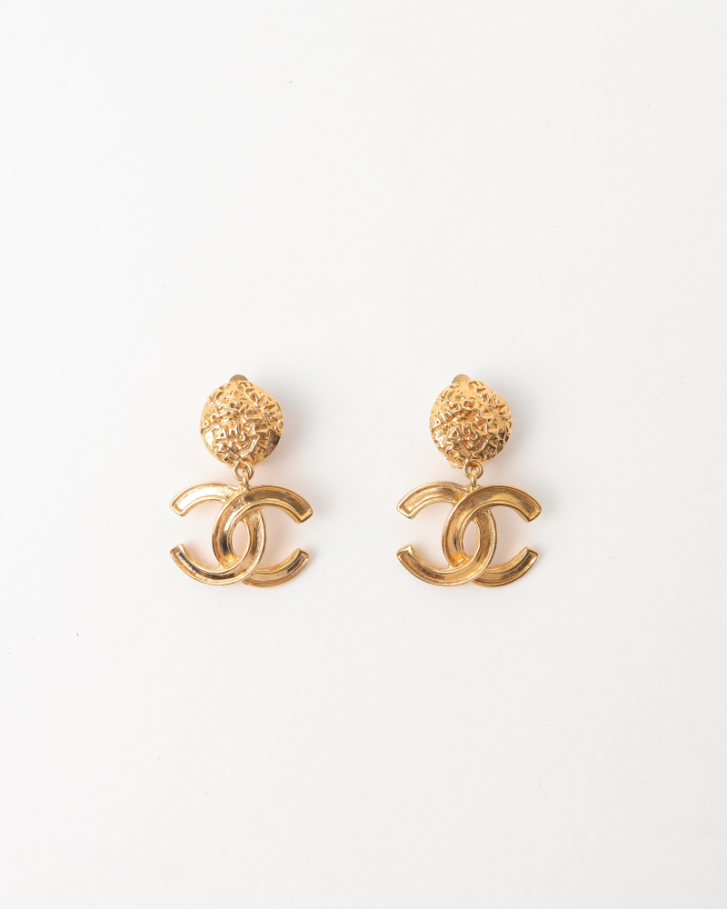 Chanel Coco Mark Clip-on Earrings