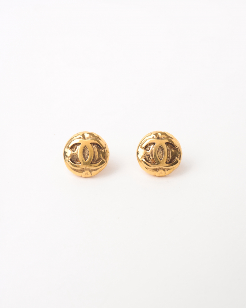 Chanel Coco Mark Clip-on Earrings