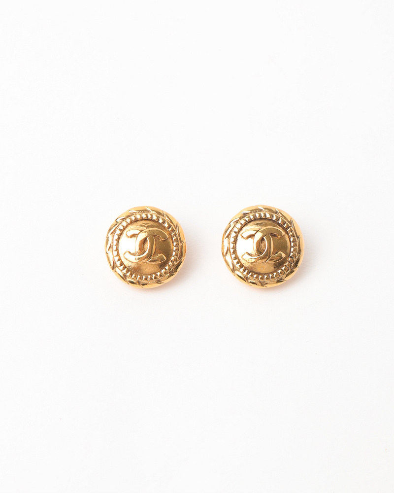 Chanel CC Clip-on Earrings