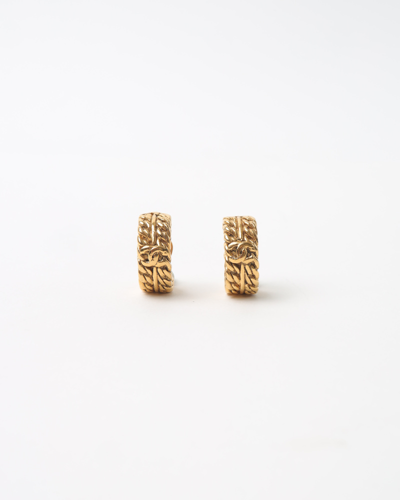 Chanel Coco Mark Clip-on Earrings