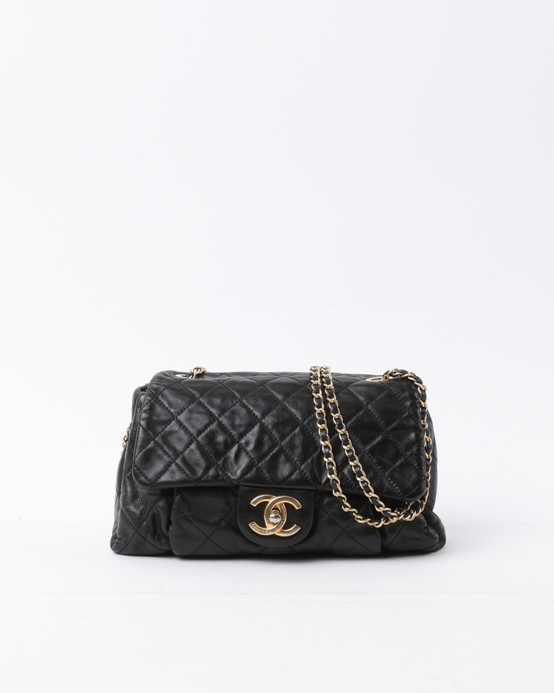 Chanel Quilted Single Flap Bag